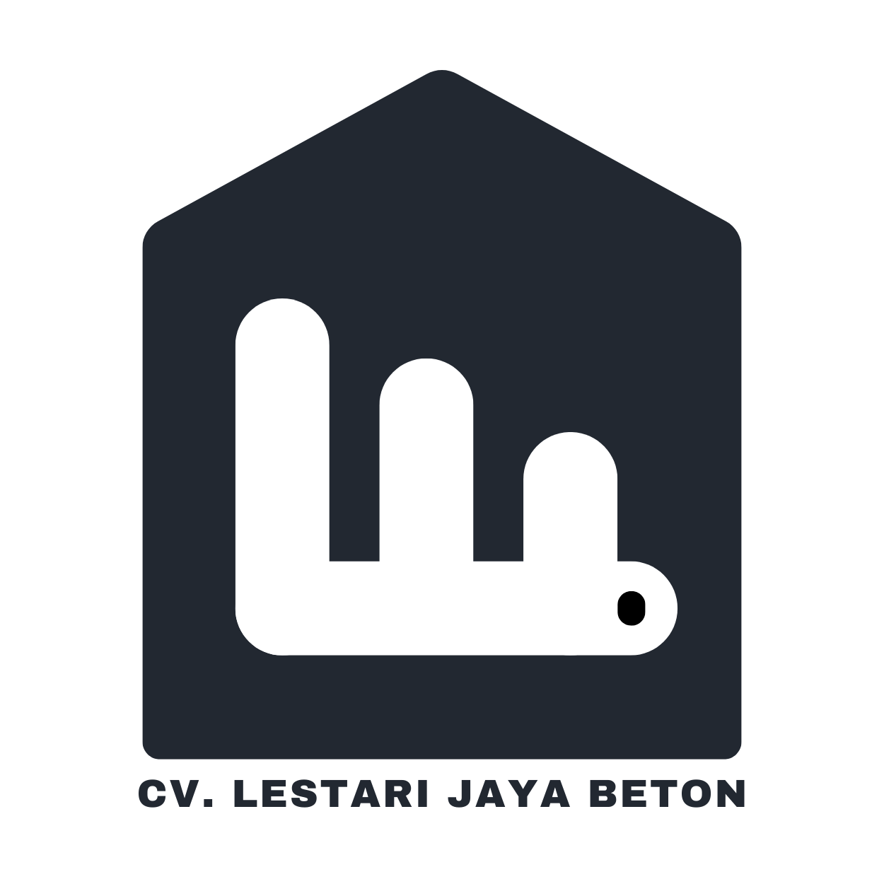 CV. Lestari Jaya Beton Logo